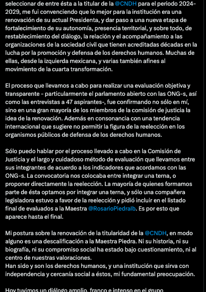 Cinismo de Javier Corral …votó por Rosario Piedra
