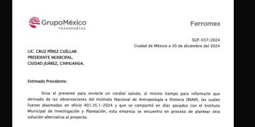 El puente de la Vicente será subterráneo  informa Ferromex al Alcalde Pérez Cuéllar