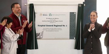Sheinbaum inaugura hospital del IMSS más grande de la 4T en Juárez