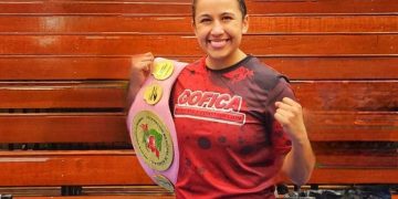 Regresa la boxeadora juarense “Puppy” Hernández como campeona nacional
