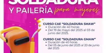 Ofrecen cursos de soldadura gratuitos para mujeres en CECATI 54