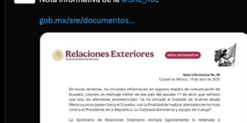 México rechaza presunto traslado de sicarios a Ecuador para atentar contra  Noboa