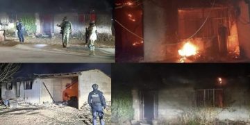 Incendian cuatro viviendas en Carichí; abandonadas a tiempo