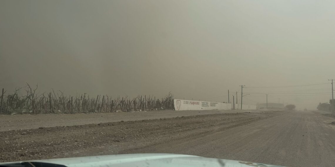Prevalece pronóstico de  vientos fuertes en el estado