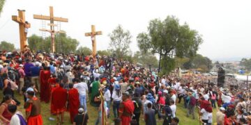 En Iztapalapa una de las escenificaciones más grandes del mundo, de la Pasión