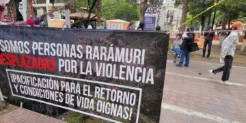 Jornada de dos días en protesta al desplazamiento forzado en Chihuahua