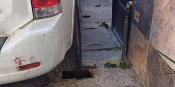 Usuario debe tres años de agua y escondía el medidor bajo su auto para evitar el corte