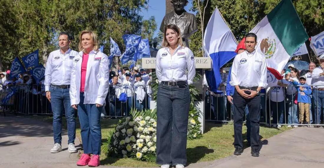 Miles de panistas marchan en Chihuahua por la familia, la patria y la libertad