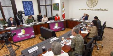 Gabinete de Seguridad se reúne de emergencia en Palacio Nacional ante escalada de violencia en Chihuahua y Tamaulipas