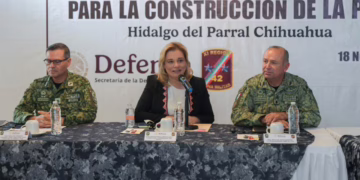 Maru Campos lidera Mesa de Seguridad en Parral tras balaceras