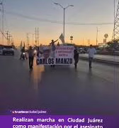 Ciudadanos de Juárez marchan contra impunidad tras asesinato de alcalde en Uruapan