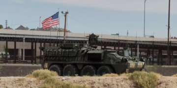 Despliegue masivo en la frontera: México y EU montan operativo conjunto en el punto 3 del muro