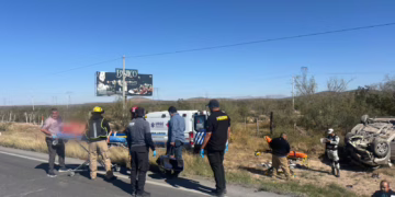 Tragedia vial deja tres muertos en choque frontal sobre la carretera Juárez-Chihuahua