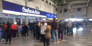 Saturación en Central Camionera de Ciudad Juárez por Navidad