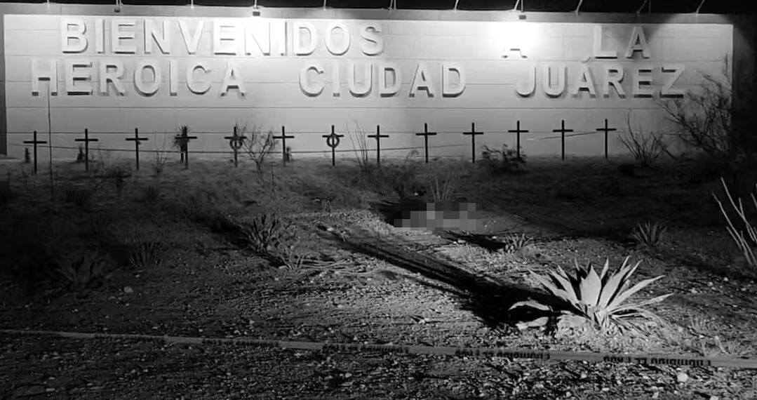 Tres cuerpos mutilados aparecen en la entrada de Juárez con narcomensaje: “3 x 1”