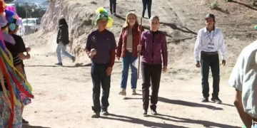 Presidenta Sheinbaum entrega tierras comunales al pueblo ódami en Guadalupe y Calvo
