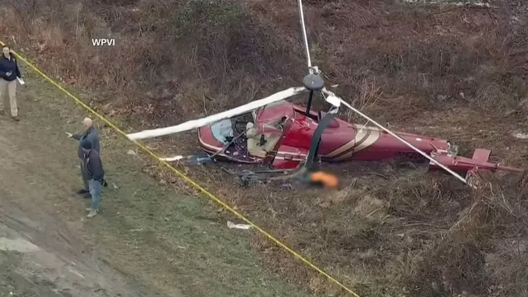 Colisión mortal de dos helicópteros en Nueva Jersey