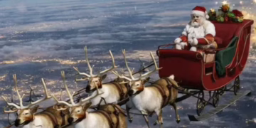 ¡Santa Claus ya vuela por el mundo!