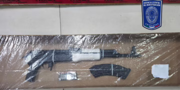 Aseguran AEI armas y vehículo en Aldama