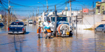 JMAS realiza mantenimiento intensivo en red sanitaria de Villa Residencial del Real