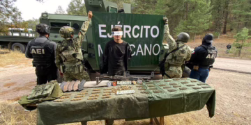 Detienen a hombre armado y desmantelan campamento en la sierra de Guadalupe y Calvo