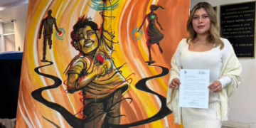Diputada exige retiro de mural en Congreso por presunta violencia contra mujeres
