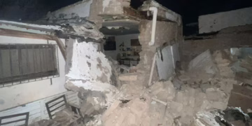 Derrumbe en ExHipódromo por lluvias intensas