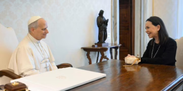 El Papa León XIV recibe a la Premio Nobel venezolana María Corina Machado