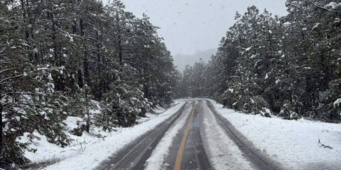 Balleza registra la temperatura más baja de México ante frente frío
