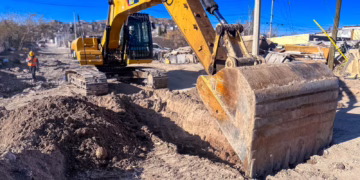 Invierten 134 millones de pesos en la reposición del Colector Nadadores