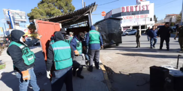 Operativo en avenida Lincoln recupera áreas verdes invadidas por comercio