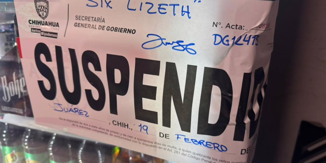 Clausura Gobernación nueve negocios tras operativos estatales
