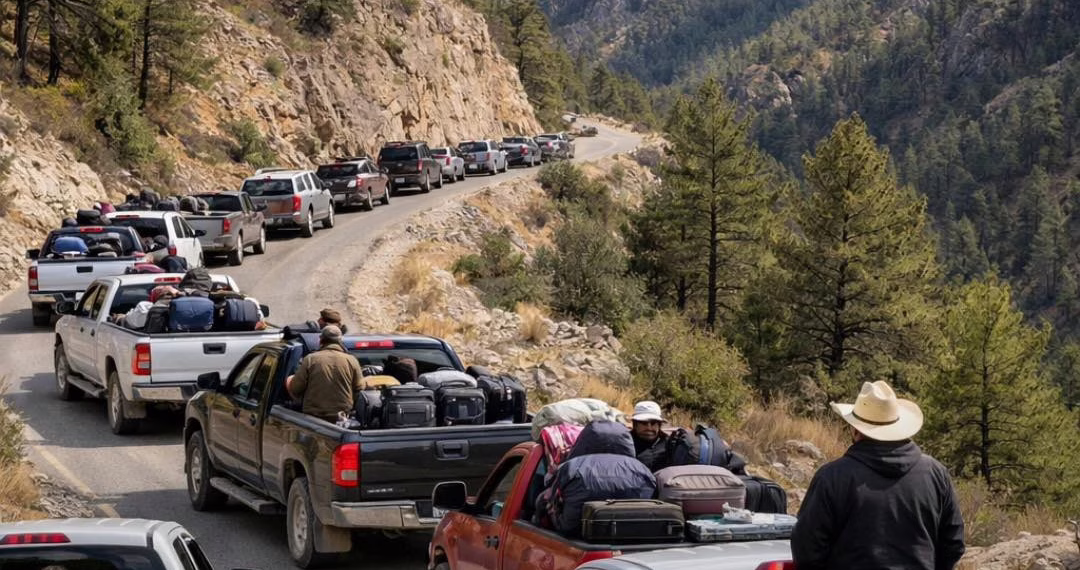 Alrededor de 80 personas desplazadas por la violencia llegaron a Parral procedentes de Guadalupe y Calvo