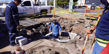 Baja presión de agua en siete colonias por rehabilitación de válvulas en Ortiz Mena