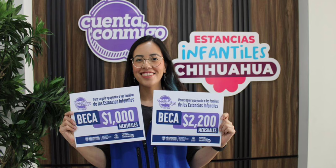 Más de 1,400 familias renuevan becas de estancias infantiles en Chihuahua