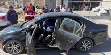 Parto de emergencia en plena Zona Centro de Juárez