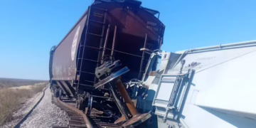 Descarrilamiento de tren en Jiménez sin lesionados