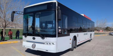 Incorporan autobuses eléctricos a la ruta Juárez-Zaragoza en Ciudad Juárez
