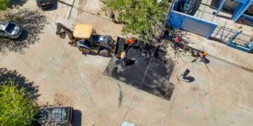 La JMAS bachea 16 calles en colonias Satélite II y Jardines de Satélite