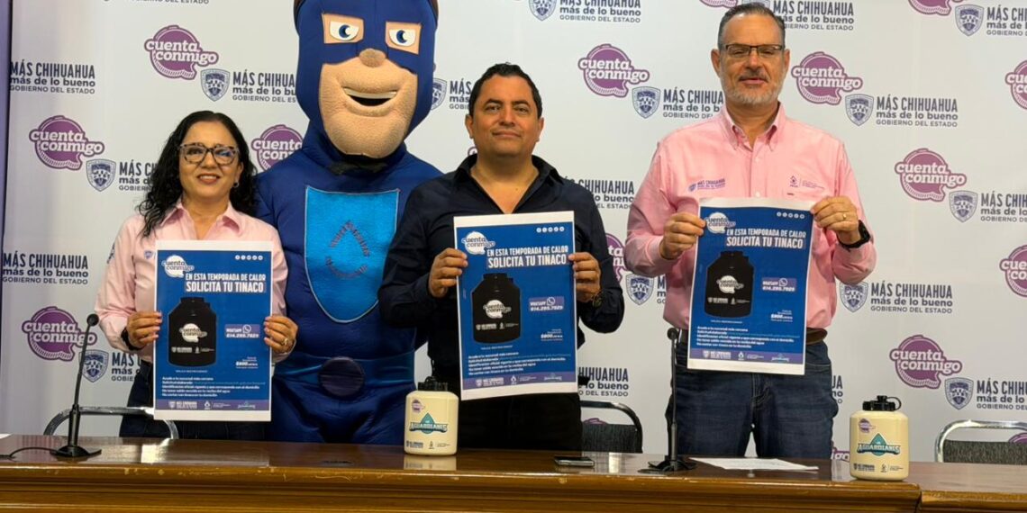 JMAS Chihuahua lanza programa de Subsidio de Tinacos