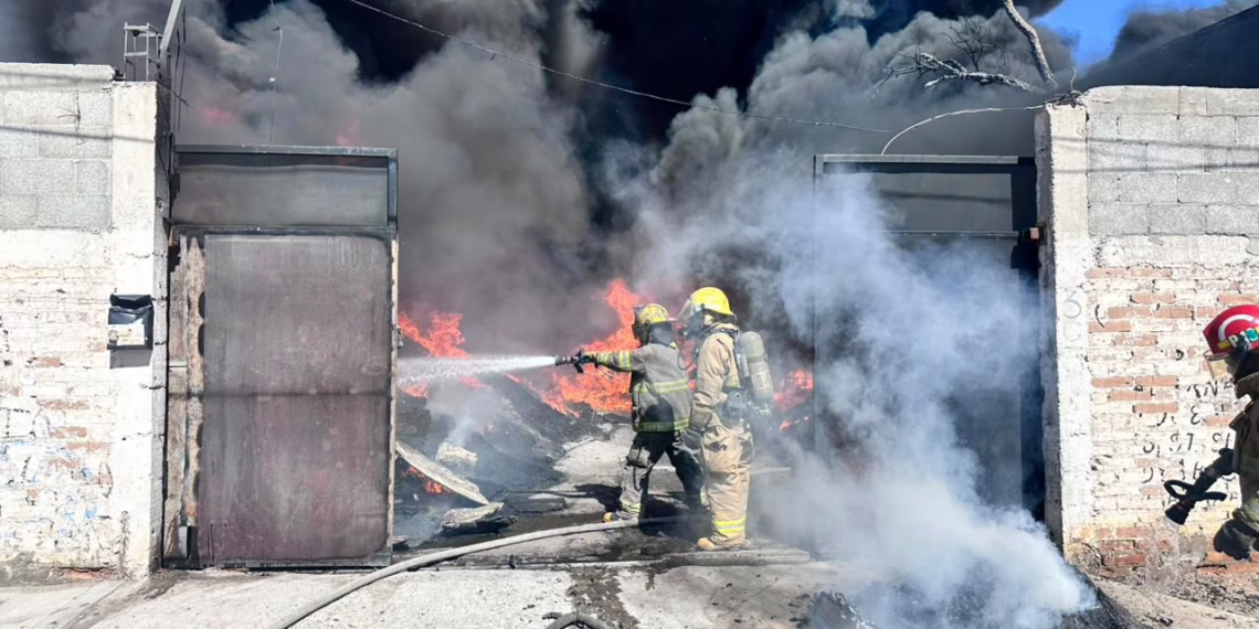 Fuerte operativo por incendio en el Kilómetro 20