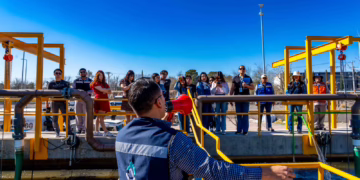 Estudiantes de la UTCJ visitan la PTAR del Parque Central