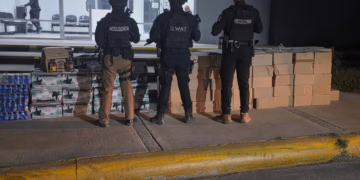 SSPE asegura 13 vehículos robados y más de 4 mil botellas de alcohol en San Buenaventura
