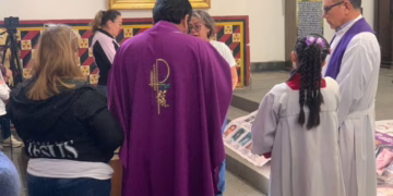 Familias de desaparecidos realizan misa en la Misión de Guadalupe para pedir justicia y fortaleza