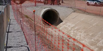 Maru Campos inaugura Colector Viñedos en Juárez, beneficiará a 441 mil habitantes