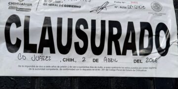 Gobernación Estatal realiza 202 inspecciones y clausura 9 establecimientos