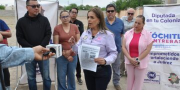 Vecinos y diputada obligan al Municipio de Juárez a construir parque en San Pablo