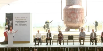 Sheinbaum inaugura en Tlaxcala el primer polo de desarrollo