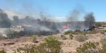 Dos incendios provocados en tarimeras de Ciudad Juárez generan temor por extorsión
