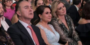 Maru y su gabinete asisten a la inauguración de la Feria Nacional de San Marcos